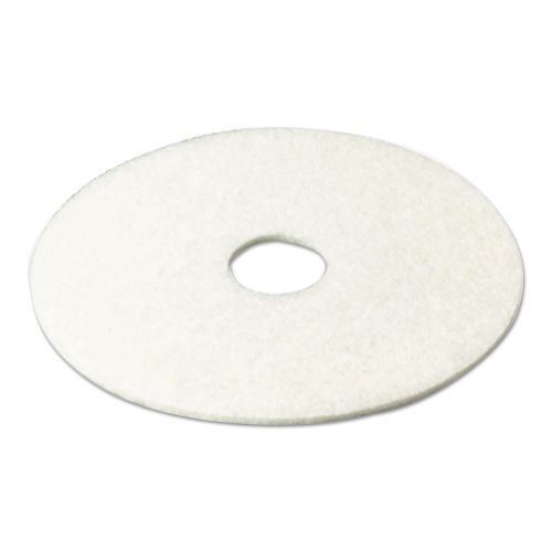 쓰리엠 3M, MMM08476, Polyester Fiber Super Polish Pads, 5  Carton, White