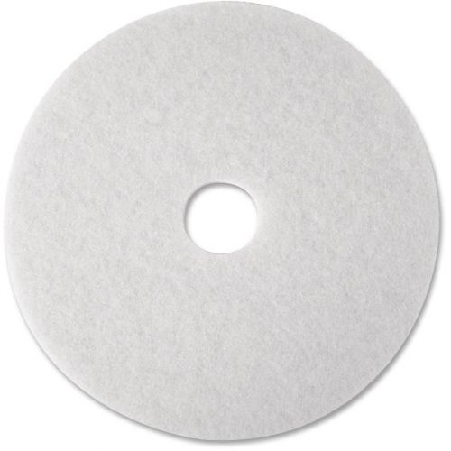 쓰리엠 3M, MMM08476, Polyester Fiber Super Polish Pads, 5  Carton, White