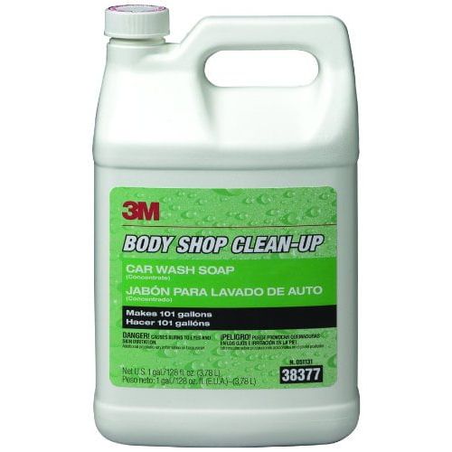 쓰리엠 3m 3M-38377 Body Shop Clean-up Car Wash Soap 38377, 1 Gallon
