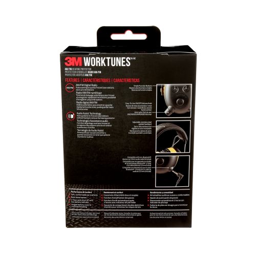 쓰리엠 3M WorkTunes Hearing Protector with AM/FM Digital Radio