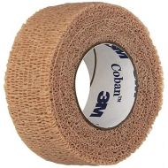 3M 74254 Coban Self-Adherent Wrap Compress or Protect Wound Sites and Immobilize Injuries, Tan, 1