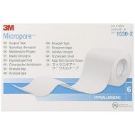 3M Micropore Tape 1530-2, 6 Rolls (4 Sets)