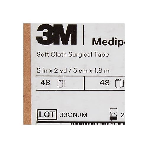 쓰리엠 3M Medipore H Soft Cloth Surgical Tape, 2