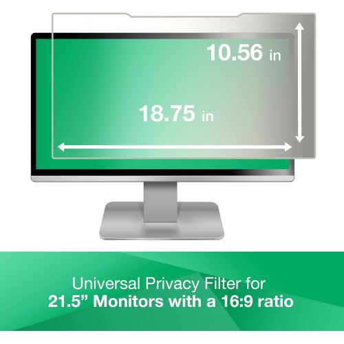 쓰리엠 [아마존베스트]3M Privacy Filter Anti-Glare ffor 21.5 Widescreen Monitor (AG215W9B),Clear
