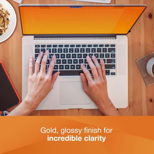 쓰리엠 [아마존베스트]3M Gold Privacy Filter for Full Screen 15.6 Widescreen Laptop with Comply Attachment System (GF156W9E)