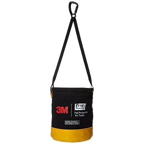 쓰리엠 3M Fall Protection Business 3M DBI-SALA Fall Protection For Tools,1500134, Canvas Spill Control Safe Bucket w6 D-Ring Connection Points, 15X125, Hookand Loop Closure System, 100 lb Load Rating