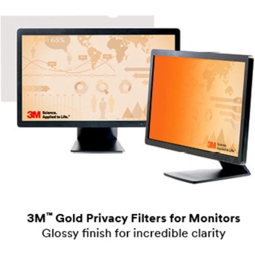 쓰리엠 3M Privacy Filters 3M Gold Privacy Filter for 24 Widescreen Monitor (16:10) (GF240W1B)