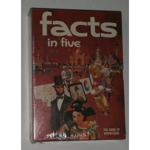 쓰리엠 Vintage 1967 Bookshelf Facts in Five Game of Knowledge by 3M
