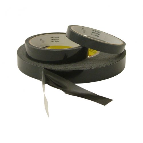 쓰리엠 3M Scotch 5906 VHB Tape: 3/4 in. x 72 yds. (Black)