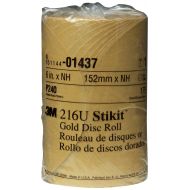 3M 01437 Stikit Gold 6 P240A Grit Disc Roll (Pack of 6)