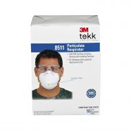 3M 8511 N95 Particulate Respirator with Cool Flow Valve, 120 Disposable Dust Mask, (Case of 12)