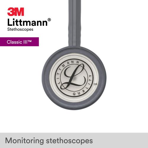 쓰리엠 [아마존 핫딜]  [아마존핫딜]3M Littmann Classic III Monitoring Stethoscope, Gray Tube, 27 inch, 5621
