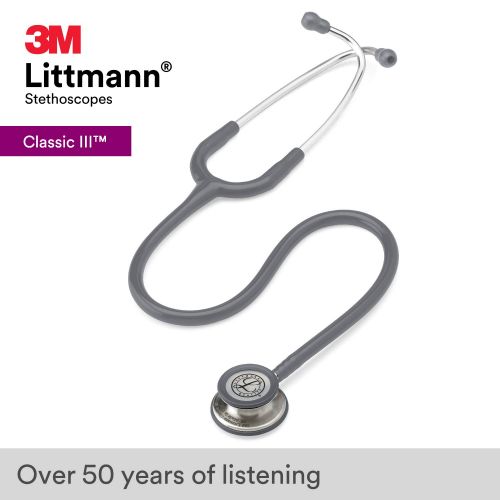 쓰리엠 [아마존 핫딜]  [아마존핫딜]3M Littmann Classic III Monitoring Stethoscope, Gray Tube, 27 inch, 5621