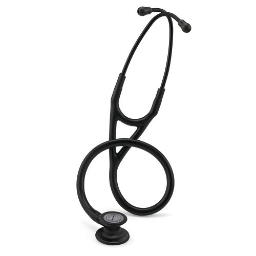 쓰리엠 [아마존 핫딜] [아마존핫딜]3M Littmann Cardiology IV Diagnostic Stethoscope, Black-Finish Chestpiece, Black Tube, Stem and Headset, 27 inch, 6163