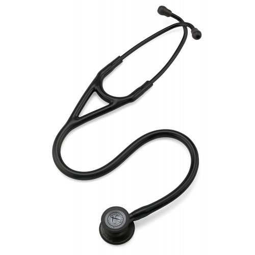 쓰리엠 [아마존 핫딜] [아마존핫딜]3M Littmann Cardiology IV Diagnostic Stethoscope, Black-Finish Chestpiece, Black Tube, Stem and Headset, 27 inch, 6163