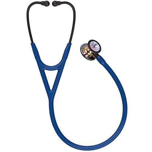  3M Littmann Cardiology IV Diagnostic Stethoscope, Smoke-Finish Chestpiece, Black Tube, Smoke Stem and Headset, 27 inch, 6162