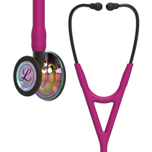  3M Littmann Cardiology IV Diagnostic Stethoscope, Smoke-Finish Chestpiece, Black Tube, Smoke Stem and Headset, 27 inch, 6162