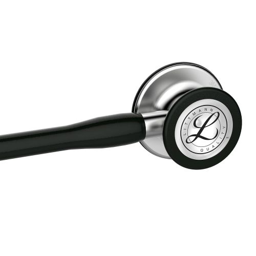  3M Littmann Cardiology IV Diagnostic Stethoscope, Smoke-Finish Chestpiece, Black Tube, Smoke Stem and Headset, 27 inch, 6162