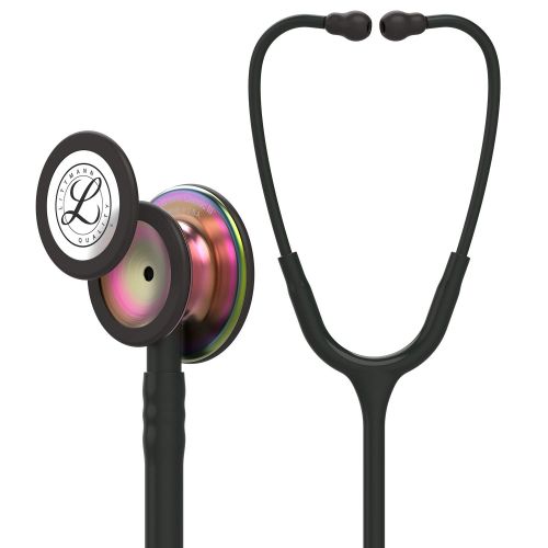  3M Littmann Classic III Monitoring Stethoscope, Black Edition Chestpiece, Black Tube, 27 inch, 5803