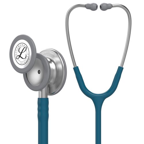  3M Littmann Classic III Monitoring Stethoscope, Black Edition Chestpiece, Black Tube, 27 inch, 5803