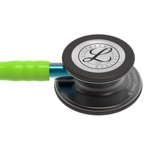  3M Littmann Classic III Monitoring Stethoscope, Black Edition Chestpiece, Black Tube, 27 inch, 5803