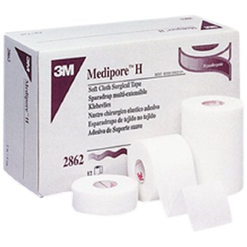 쓰리엠 3M Medipore H Soft Cloth Tape 2864 (Pack of 12)