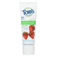 3M Oral Care Tom s of Maine Children s Natural Fluoride Toothpaste Silly Strawberry - 4.2 oz - Case of 6