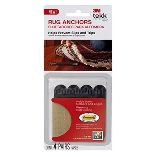  3M Safety 3M SRA-4 Tekk Protection Anchor Rug System, 4-Pack , 15 x 2