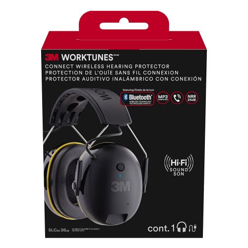 쓰리엠 3M WorkTunes Connect Hearing Protector with Bluetooth Technology