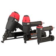 3PLUS HCBFN3SP Pneumatic Angle Finish Nailer & Narrow Crown Stapler & Pinner Combo Kit