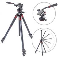 3Pod Orbit 3 Section Aluminum Tripod with Q2 Fluid Video Head