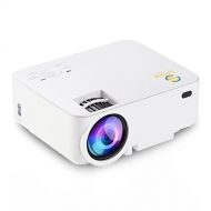 3STONE 3 Stone Upgrade 1080p T20 1500 Lumens LCD Mini Projector, Home Theater Video Projector for TV Laptop SD Android TV Box Support HDMI USB SD AV VGA TV Interface