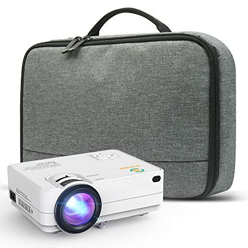  3 Stone T20 Mini Projector Travel Bag Carry Case, Portable Carrying Handbag, up to 23.7 x 17.3 x 9.8cm - Accessory Pockets Customisable Dividers- Compatible with More- Gray