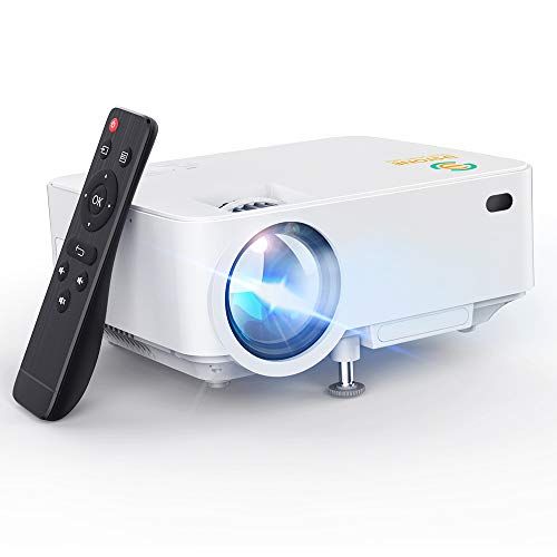  Mini Projector, 3Stone Upgraded 3000L Portable LCD Video Projector with 1080P Supported and Built-in Speakers, Multimedia Home Theater Small Projector Compatible with HDMI, USB, AV