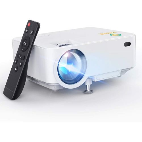  Mini Projector, 3Stone Upgraded 3000L Portable LCD Video Projector with 1080P Supported and Built-in Speakers, Multimedia Home Theater Small Projector Compatible with HDMI, USB, AV