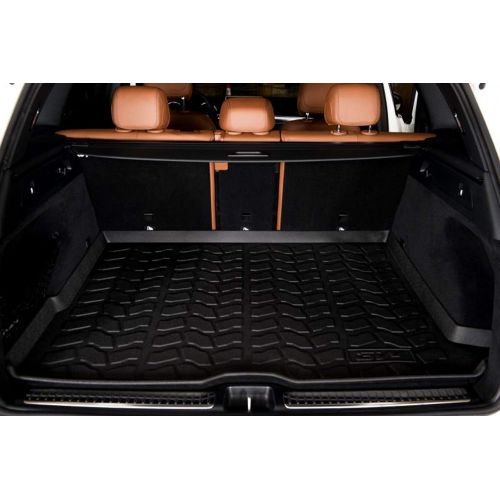  3W Cargo Mat for Grand Cherokee 2013-2020 All Weather Custom Fit TPE Trunk Cargo Tray, Black