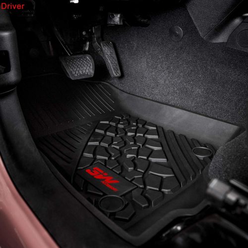  3W Cargo Mat for Grand Cherokee 2013-2020 All Weather Custom Fit TPE Trunk Cargo Tray, Black