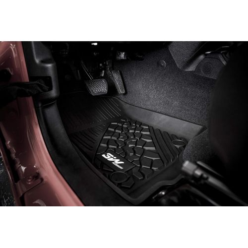  3W Cargo Mat for Grand Cherokee 2013-2020 All Weather Custom Fit TPE Trunk Cargo Tray, Black