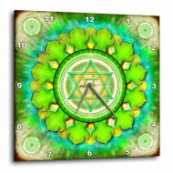 3dRose Fourth chakra., Wall Clock, 10 by 10-inch