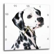 3dRose Portrait Of A Dalmation, Wall Clock, 10 by 10-inch