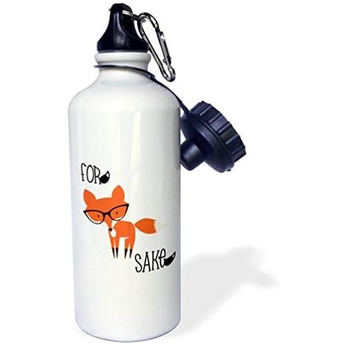  3dRose No Fox Given Straw Water Bottle