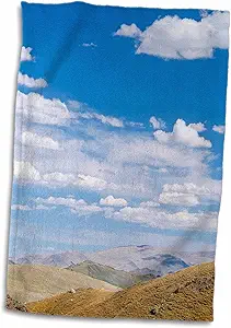 3dRose Mongolia, Bayan Logia Province, Gashuun Suhayt. Clouds,Valley. - Towels (twl-247787-1)