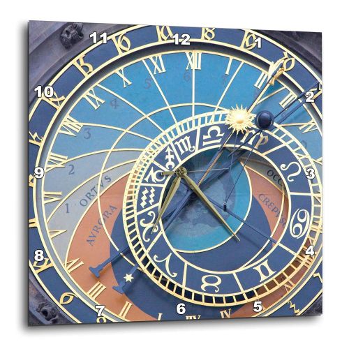  3dRose dpp_81173_3 Czech Republic, Prague Astronomical Clock EU06 BJA0020 Jaynes Gallery Wall Clock, 15 by 15-Inch