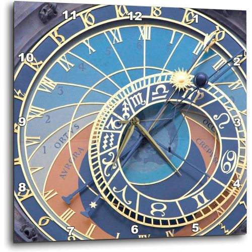  3dRose dpp_81173_3 Czech Republic, Prague Astronomical Clock EU06 BJA0020 Jaynes Gallery Wall Clock, 15 by 15-Inch