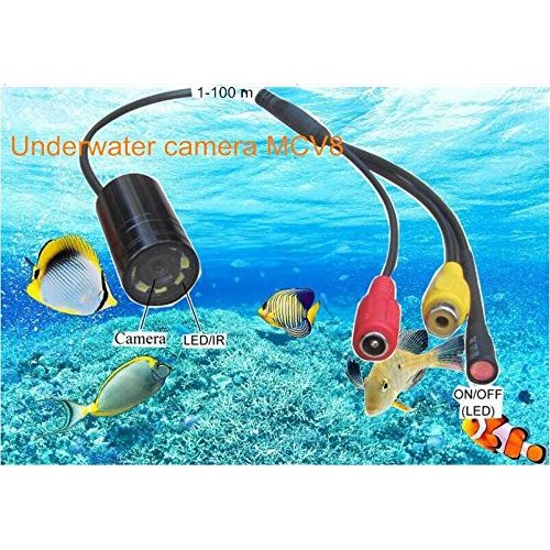  3rd Eye 0.5 Meters Underwater Camera with 8 IRInfrared Lights 850nm;90 Deg deep Water Fish Finder,SewerTube Inspection Night Vision Camera,not WiFi,not IP Cam
