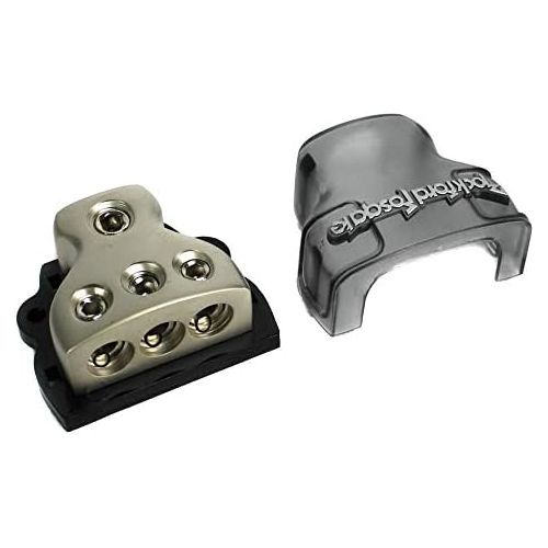  Rockford Fosgate 4) ROCKFORD FOSGATE RFD4 014-Gauge Ga Car Audio Distribution Blocks 1-In 3-Out