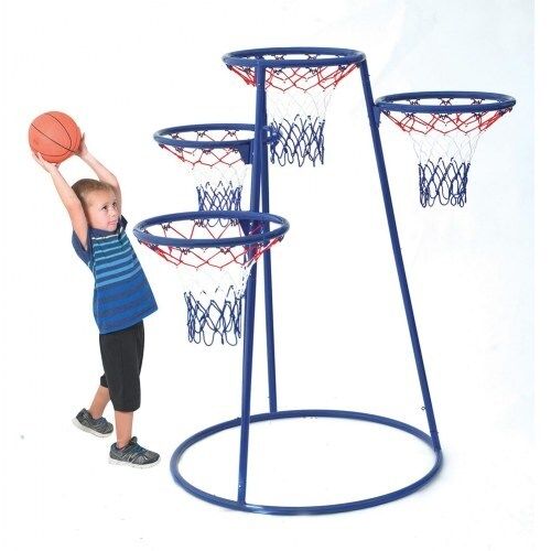  4 Ring Basketball Stand With Storage Bag