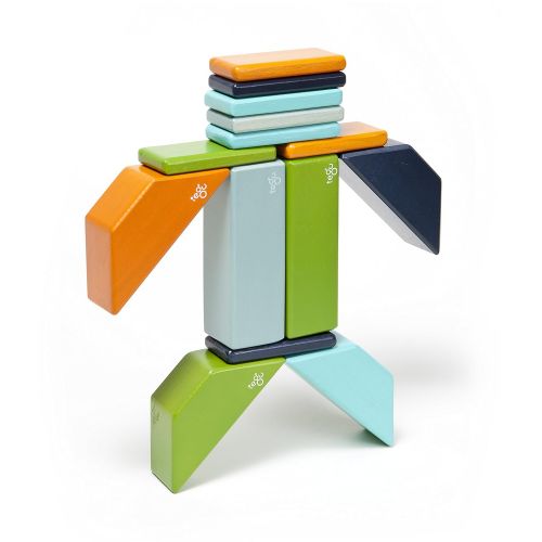  40 Piece Tegu Explorer Magnetic Wooden Block Set, Nelson