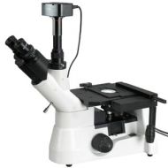 40X-1000X Super Field Inverted Metallurgical Microscope with 5MP Camera by AmScope