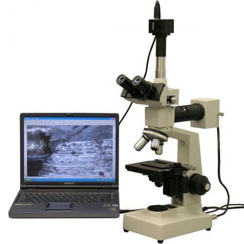  40X-1600X EPI Metallurgical Microscope with 3MP Digital Camera by AmScope